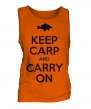 Keep Carp And Carry On Mens Vest