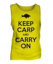 Keep Carp And Carry On Mens Vest