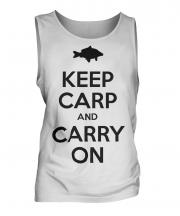 Keep Carp And Carry On Mens Vest