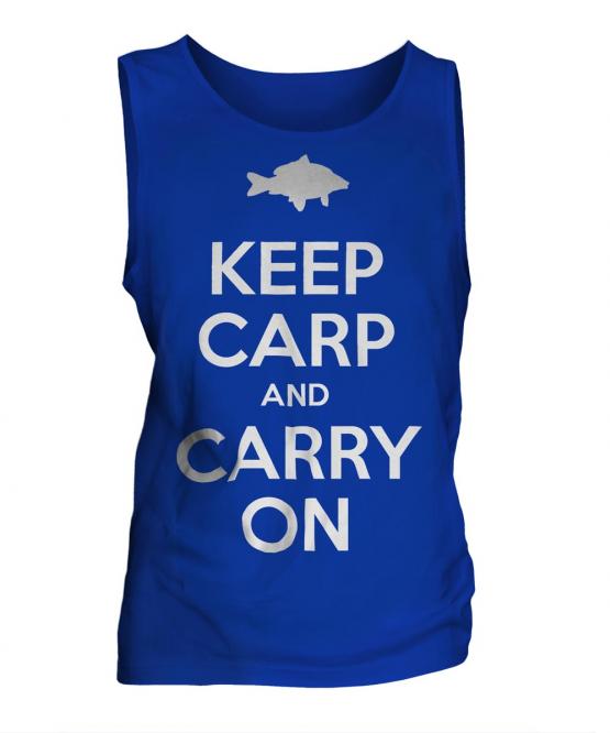 Keep Carp And Carry On Mens Vest