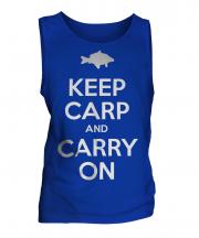 Keep Carp And Carry On Mens Vest