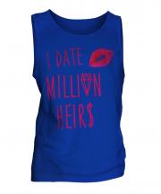 I Date Million Heirs Mens Vest