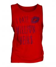 I Date Million Heirs Mens Vest