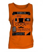 This Is My Cool Hipster T-Shirt Mens Vest