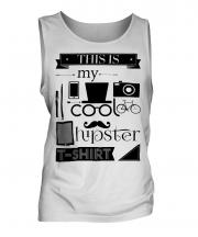 This Is My Cool Hipster T-Shirt Mens Vest
