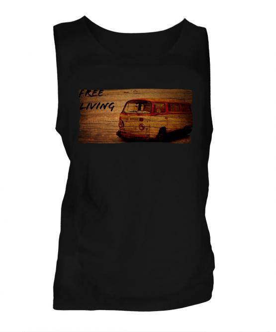 Camper Van Free Living Mens Vest