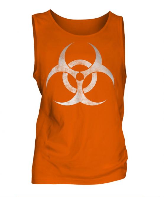 Radioactive Distressed Print Mens Vest
