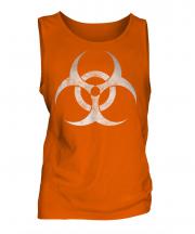 Radioactive Distressed Print Mens Vest