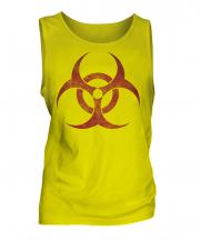 Radioactive Distressed Print Mens Vest