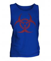 Radioactive Distressed Print Mens Vest