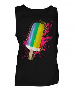 Gay Pride Ice Lolly Mens Vest