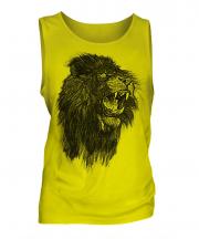 Roaring Lion Sketch Mens Vest
