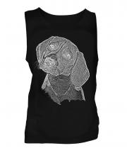 Beagle Sketch Mens Vest
