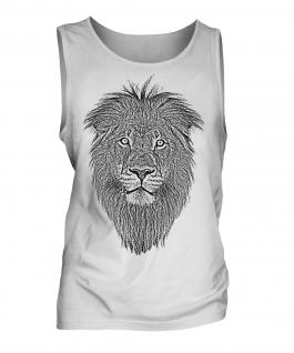 Lion Sketch Mens Vest