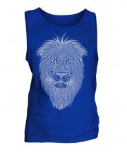 Lion Sketch Mens Vest