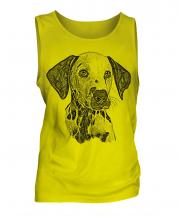 Dalmation Sketch Mens Vest