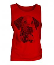 Dalmation Sketch Mens Vest