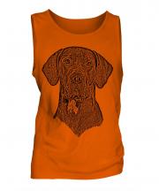 Great Dane Sketch Mens Vest