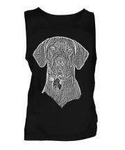 Great Dane Sketch Mens Vest