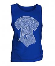 Great Dane Sketch Mens Vest