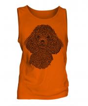 Poodle Sketch Mens Vest