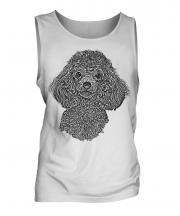 Poodle Sketch Mens Vest