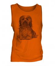 Havanese Sketch Mens Vest