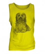 Havanese Sketch Mens Vest
