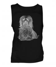 Havanese Sketch Mens Vest