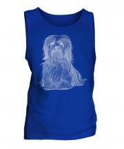 Havanese Sketch Mens Vest