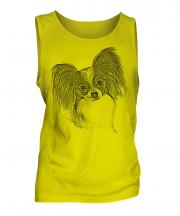 Papillon Sketch Mens Vest