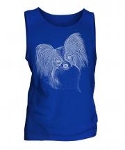 Papillon Sketch Mens Vest