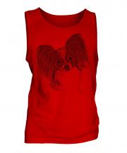 Papillon Sketch Mens Vest