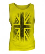 Union Jack Faded Print Mens Vest