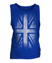 Union Jack Faded Print Mens Vest