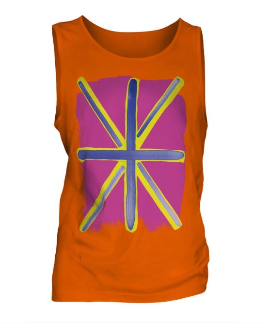 Pop Art Union Jack Mens Vest