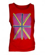 Pop Art Union Jack Mens Vest
