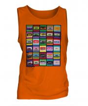 Pop Art Cassette Tapes Mens Vest