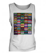 Pop Art Cassette Tapes Mens Vest