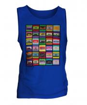 Pop Art Cassette Tapes Mens Vest