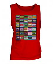 Pop Art Cassette Tapes Mens Vest