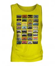 Retro Cassette Tapes Mens Vest