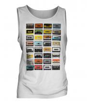 Retro Cassette Tapes Mens Vest