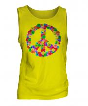Flower Power Mens Vest