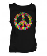 Flower Power Mens Vest