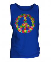 Flower Power Mens Vest