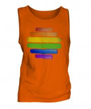 Gay Pride Watercolour Mens Vest