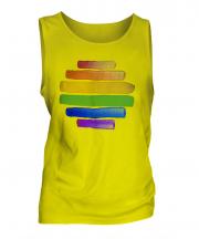 Gay Pride Watercolour Mens Vest