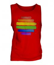 Gay Pride Watercolour Mens Vest