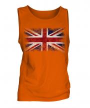 Union Jack Distressed Flag Mens Vest